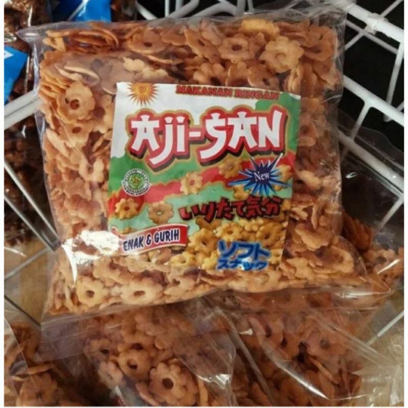 

Cemilan Ajisan Bunga Sakura/Snack 1Kg