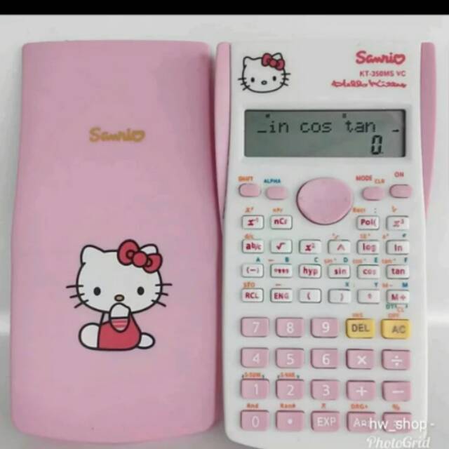 

Kalkulator scientific fx 350 ms doraemon dan hello kitty