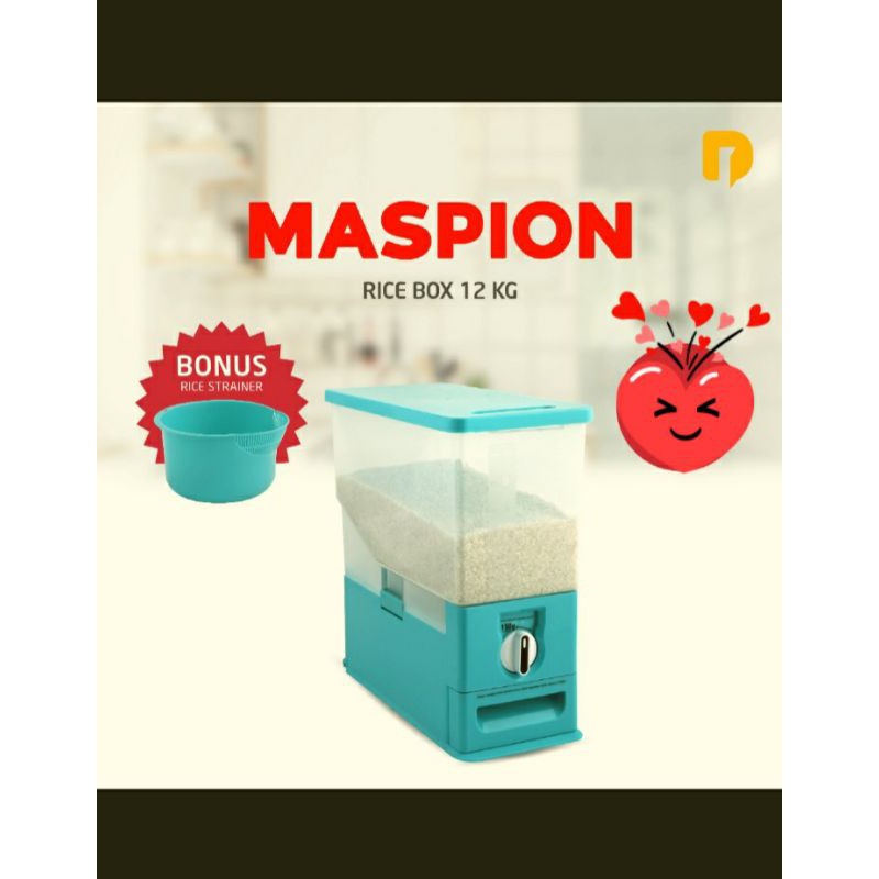 Jual Maspion Rice Box 12 Kg | Shopee Indonesia