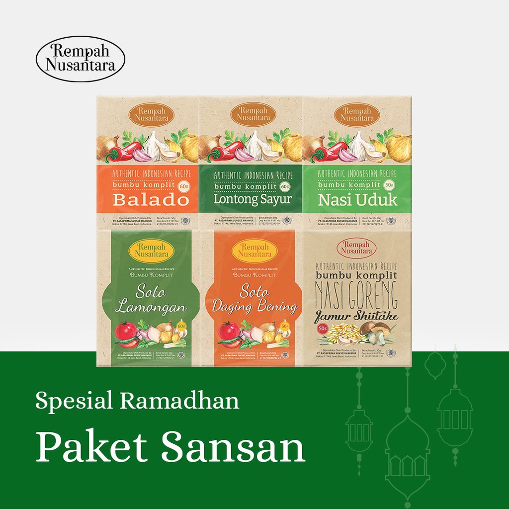 

Seriboe Rempah Nusantara Bumbu Komplit Paket Spesial Ramadhan-Sansan