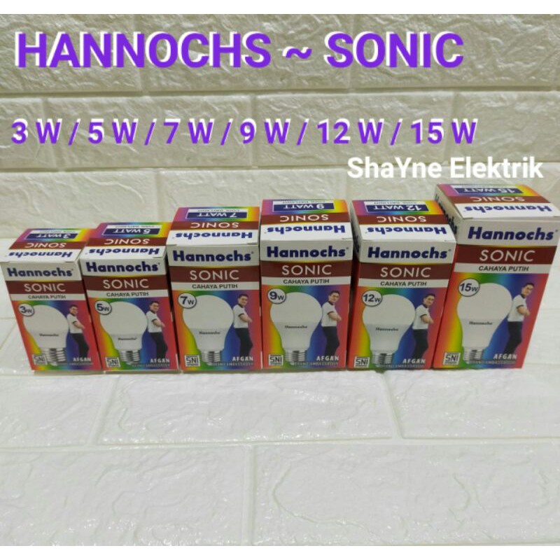 Lampu LED Hannochs SONIC 7 Watt