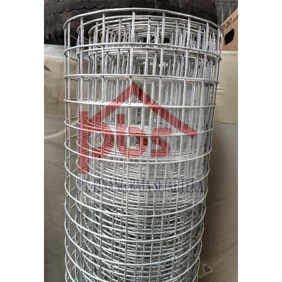 ECER - KAWAT LOKET GALVANIS 25 x 25 x 1.2 meter TEBAL 2MM / GAVANISH MESH 25x25 x 120 cm