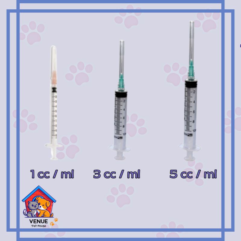 Spuit Suntikan 1cc 3cc 5cc Takaran 1ml 3ml 5ml Obat Cair Tetes Murah