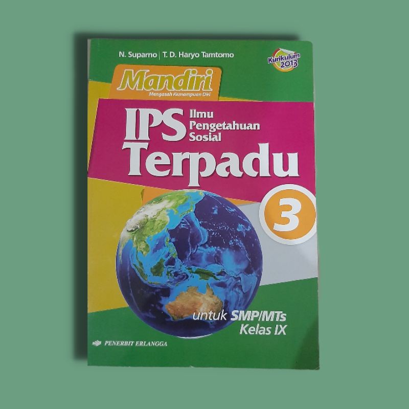 

Preloved Mandiri IPS Terpadu SMP Kelas 9 Penerbit Erlangga