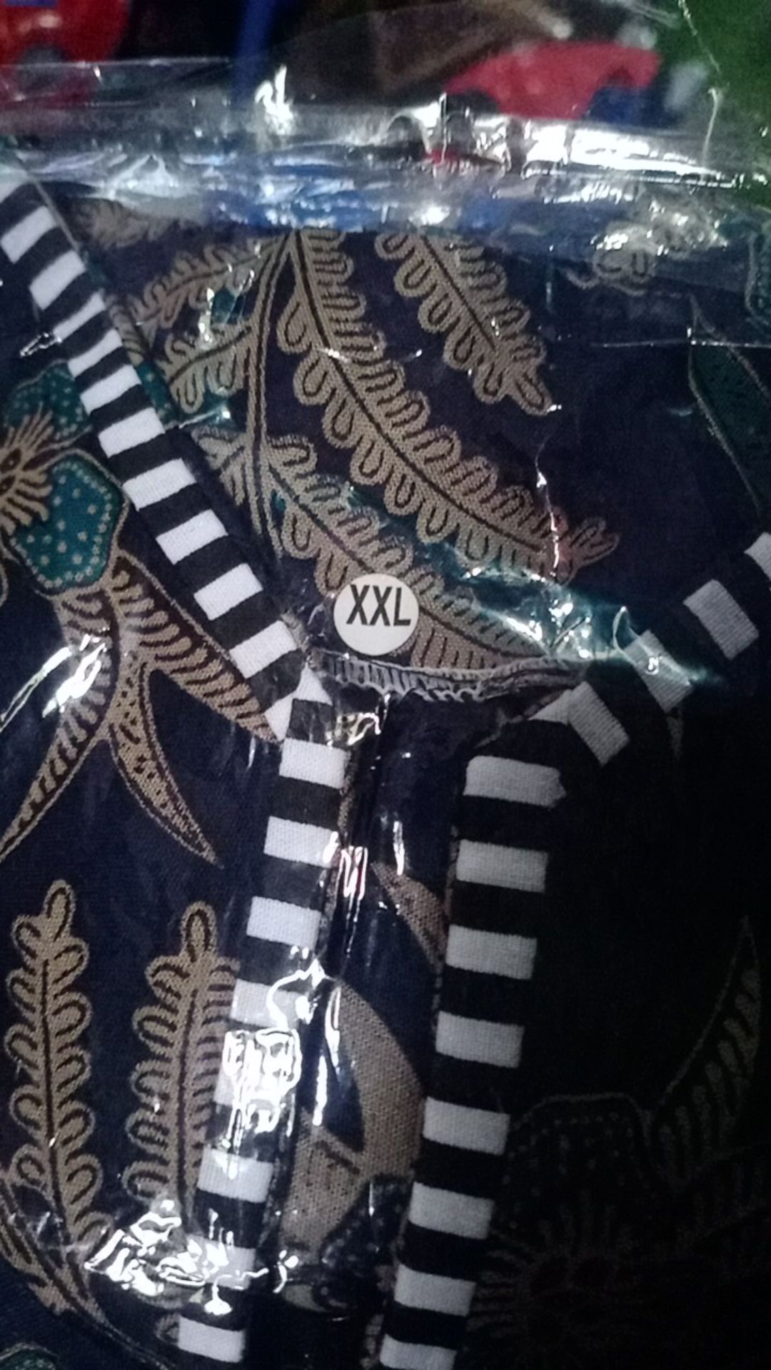 Tey-17 Batik Wanita Asj Sa Hrb026 Kenongo Kemeja Tosca Pendek