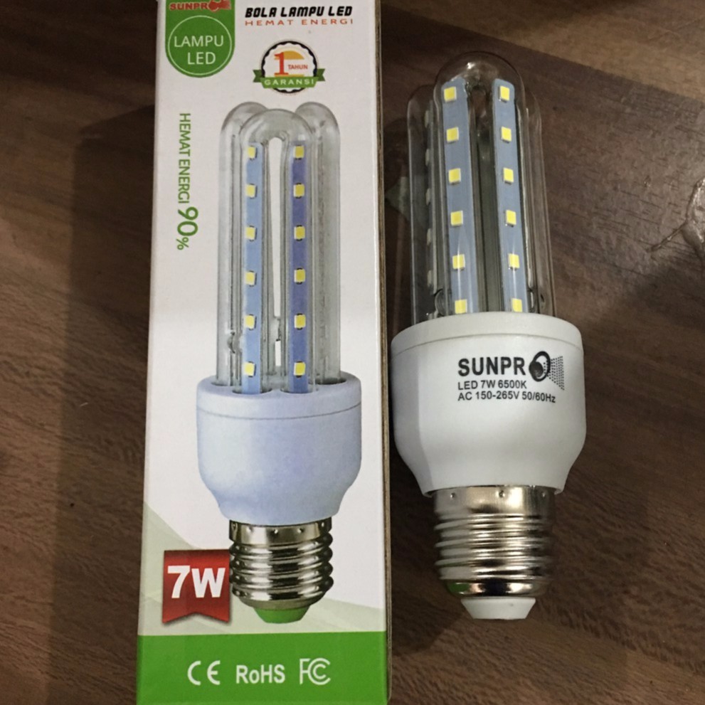 LAMPU ISI LED Merk Sunpro 7W Lampu Jagung LED Banyak Berkualitas