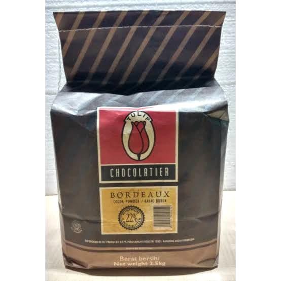 

PROMO - TULIP BORDEAUX COCOA CHOCOLATE POWDER COKELAT BUBUK BORDEAUX 500 GR