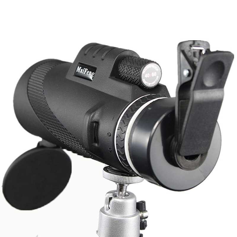 Mall Moge Teropong Telescope Monokular Smartphone Zoom 40x Hiqh Quality 40 x 60 - KL1040