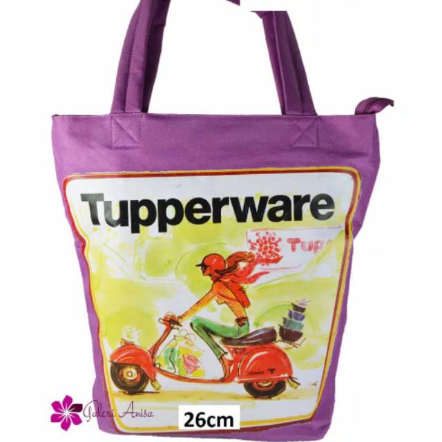 Tas Kit Bag Ungu 26 cm (Tupperware)