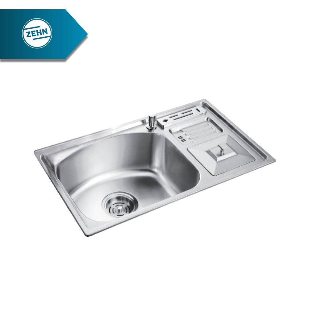 KITCHEN SINK ZEHN 2106 1 BOWL - BAK CUCI PIRING + AKSESORIS