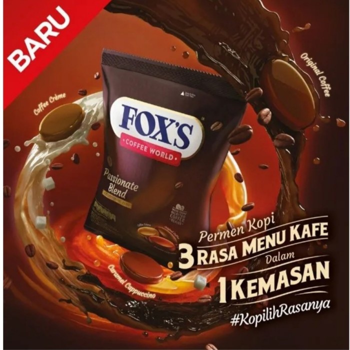 

504ekh Permen Fox Coffee World @ 90 Gram 6J