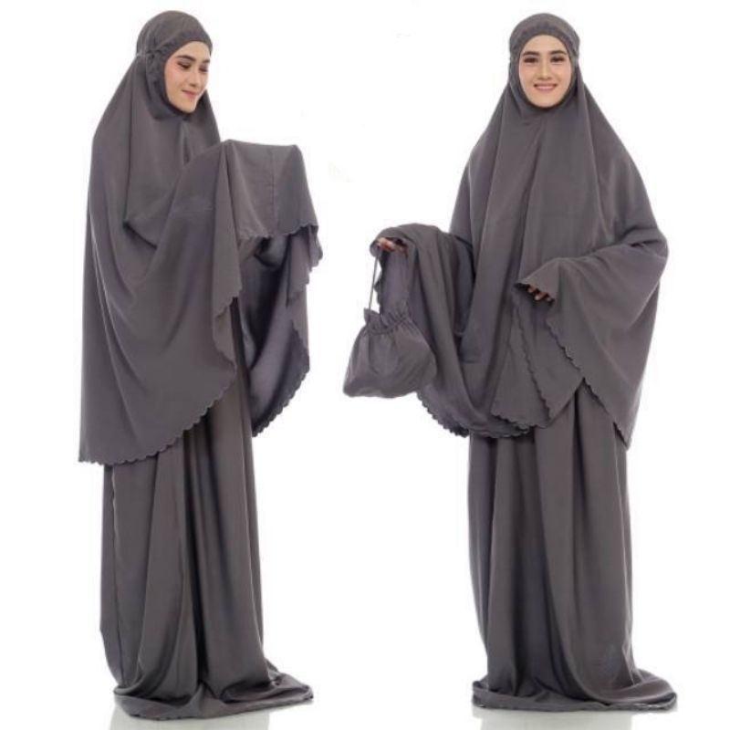 MUKENA TREVELING MUKENA DAUN