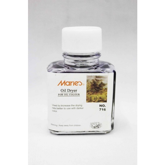 Marie’s for oil colour Oil dryer no.716 &amp; cleaner no.700 (75 ml)