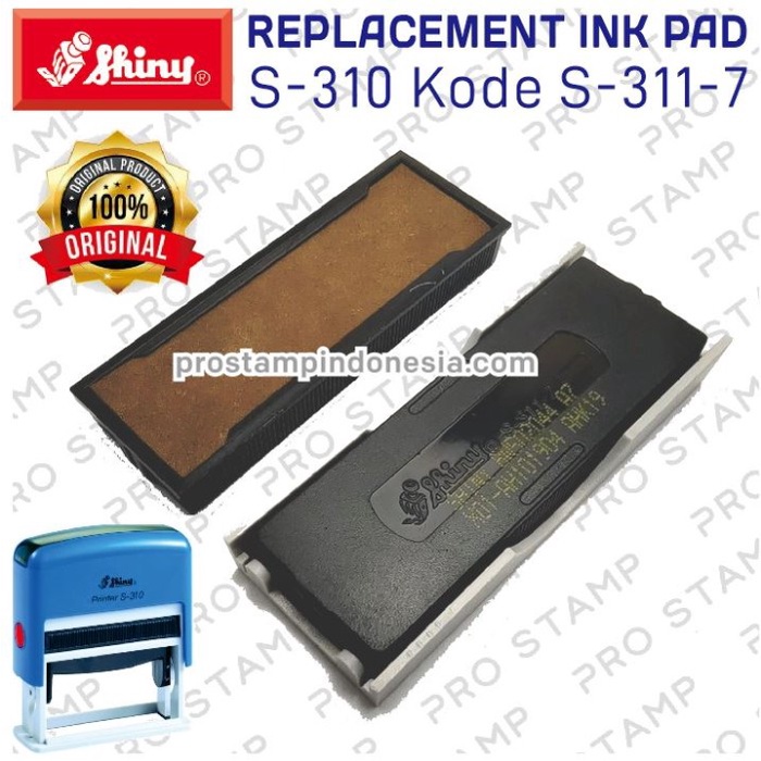 

Hadir Replacement Ink Pad Shiny / S-310,S-311/S-312/S-313/S-314 Terbatas