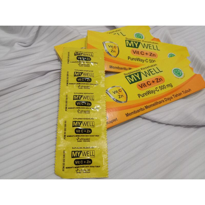 MYWELL VITAMIN C + Zn PUREWAY-C 500MG