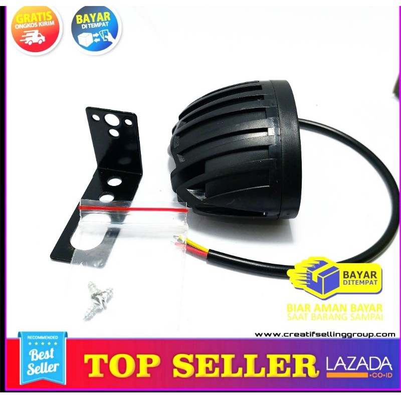 Lampu Tembak Sorot LED Cree Owl Tiger Scorpio Satria FU CB 150 Vixion Byson Nmax Xabre Vario Aerox