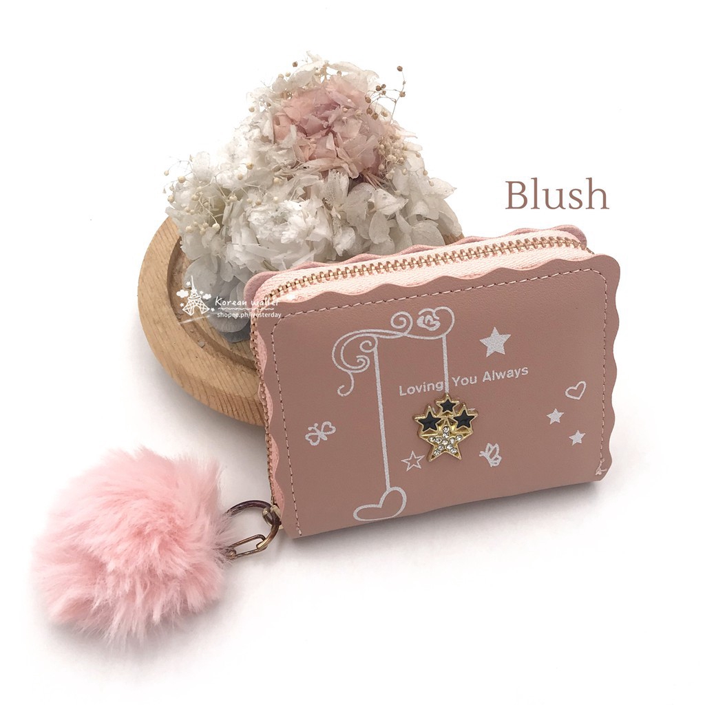 ( Fy ) COD DOMPET WANITA+POM2  DOMPET WANITA DOMPET FASHION TRENDY FASHION WALLET DOMPET MURAH