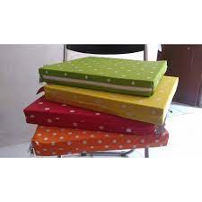 bantal alas duduk kursi lantai motif polkadot busa royal 40x40x3cm