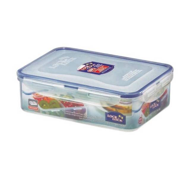 LOCK &amp; LOCK Food Container 1.6L HPL824 / HPL824C Rectangular Short Toples Makanan Kotak Bekal