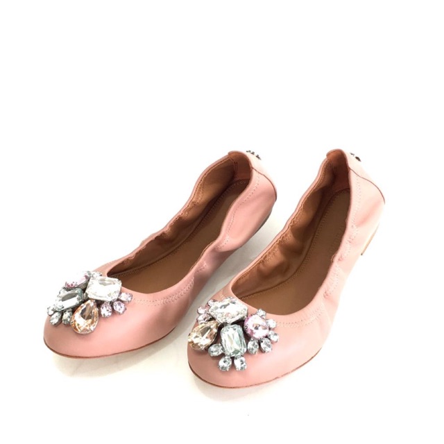 TORY BURCH Crystal Flat Shoes