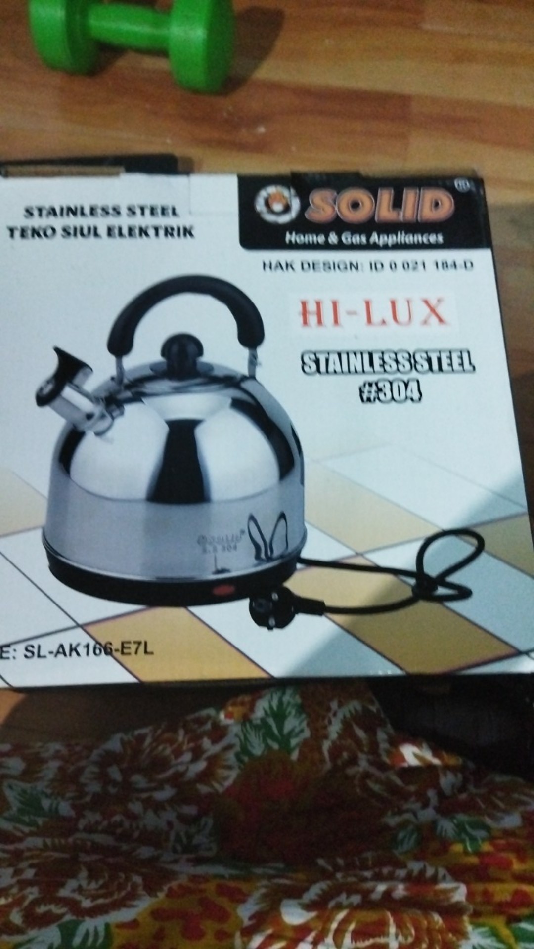 Solid Teko Listrik Bunyi Siul 7 Liter Sl-ak166 7l / Ceret / Kettle Elektrik 7.0l Whistling Kettle