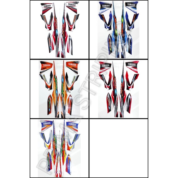 STRIPING STIKER MOTOR JUPITER Z 2005 STANDAR TERMURAH