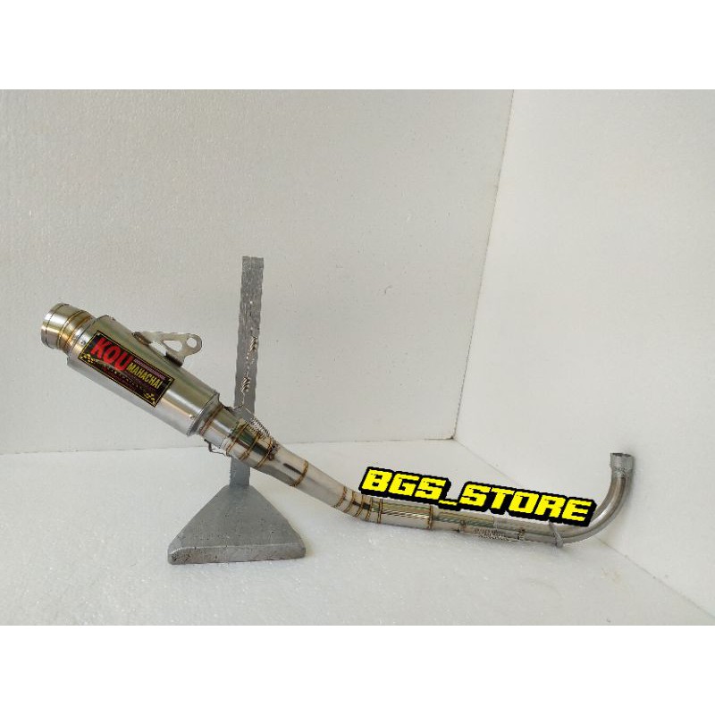 Knalpot KOUMAHACHAI kolong buat Supra X 125 . Supra fit . Blade . Revo dll
