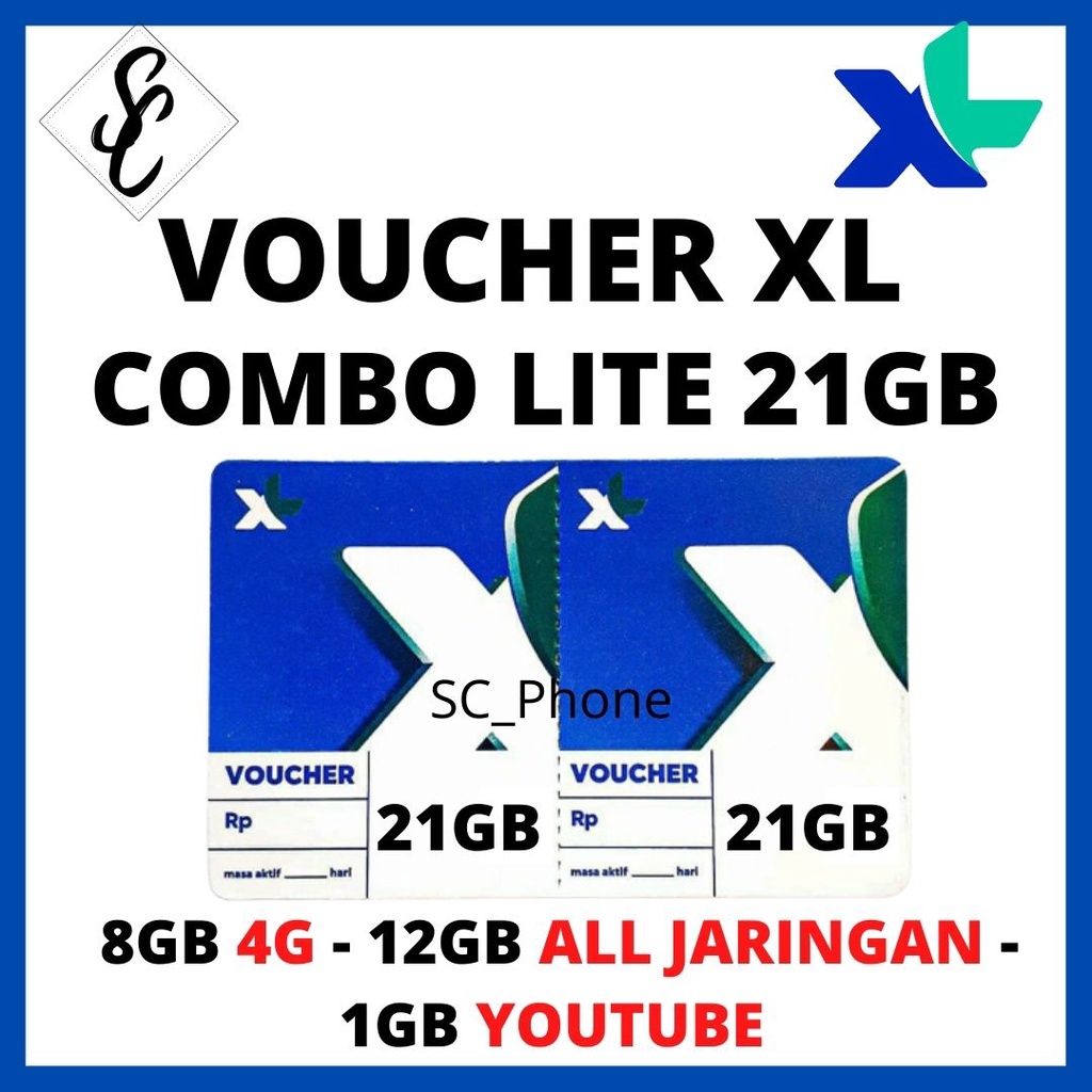 VOUCHER XL COMBO LITE 21GB