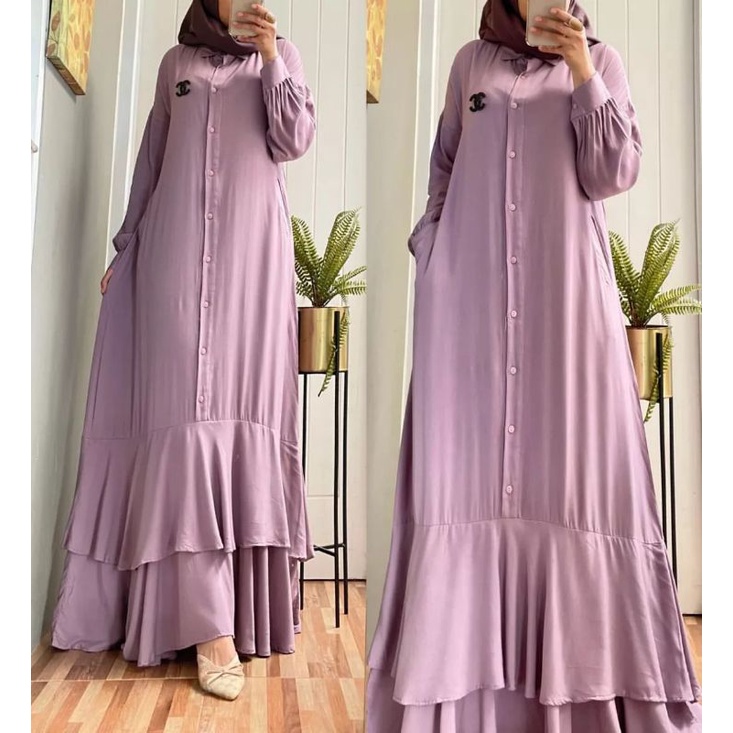 DRESS MUSLIM, baju wanita, baju gamis, dress, gamis, Baju gamis, fashion wanita, Sania Dress