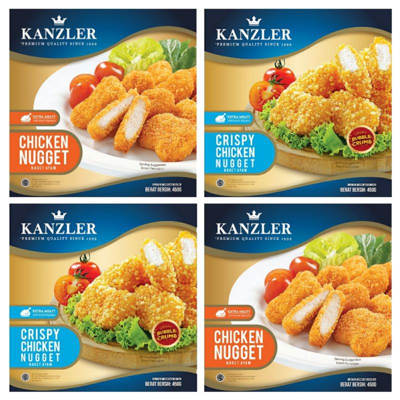 Kanzler Chicken Nugget Original Crispy 450gr