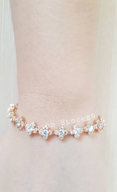 Special edition gelang import emas replica xuping full permata bestseller import