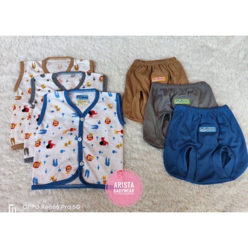 ARISTAbaby - paket 18pcs/9stel baju+celana bayi MOTIF TERBARU