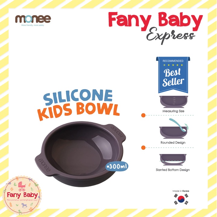 MONEE KIDS SILICONE BOWL 300ML