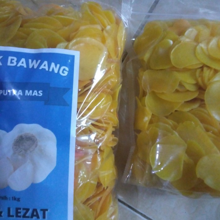 

Krupuk Bawang Mentah - Kuning 1kg