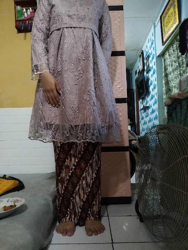 (cod) Couple Kemeja Batik & Rok - Lereng Coklat