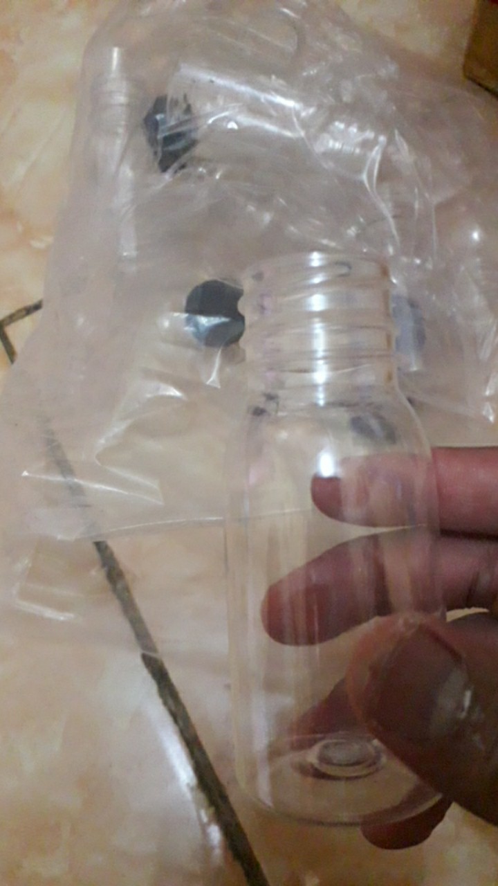 Botol Zamzam 80ml / Botol Plastik Zam Zam / Botol Kemasan Pet 80ml - Tutup Segel Long Neck