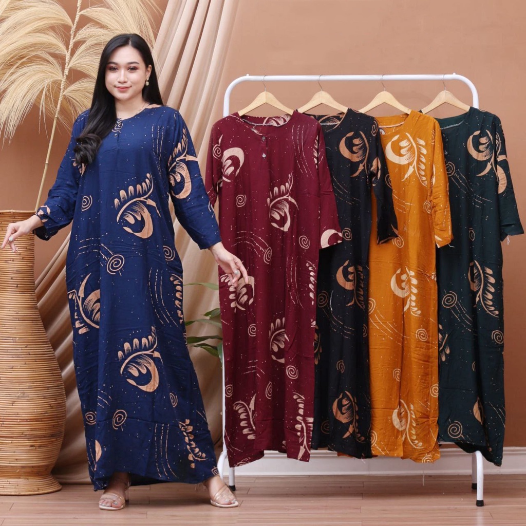 DASTER PANJANG BUSUI - DADA KANCING PANJANG SEMATA KAKI KEKINIAN ADEM MURAH LENGAN PANJANG-CBT - Kamila