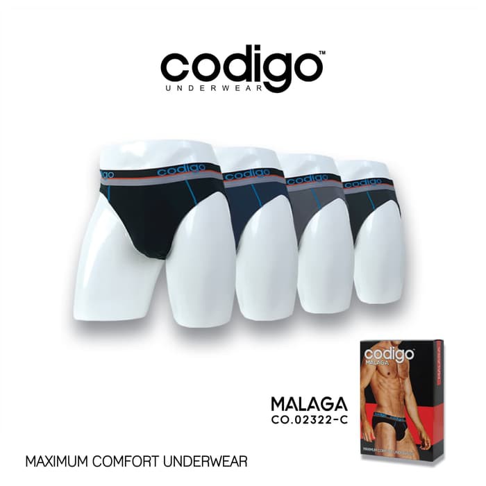 Paket 3 Pcs CD Celana/ Pakaian Dalam  Pria Codigo Malaga Premium Murah berkualitas