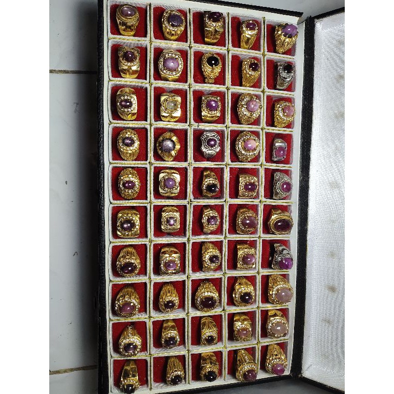 borongan batu cincin ruby star