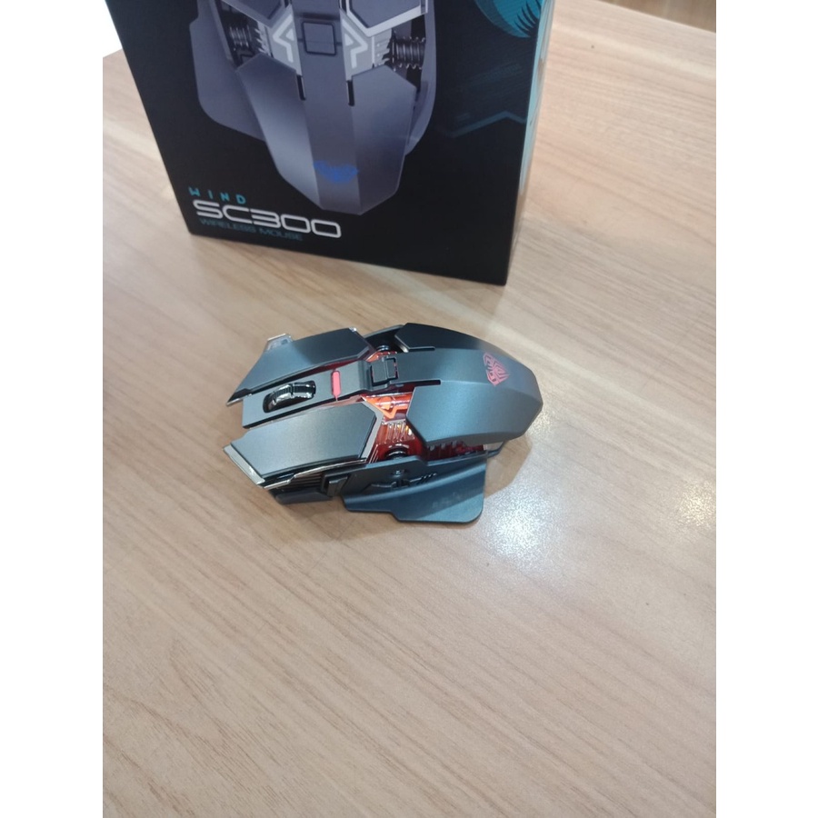 Gaming AULA SC300 GAMING MOUSE WIRELESS - GARANSI 1 TAHUN ORIGINAL