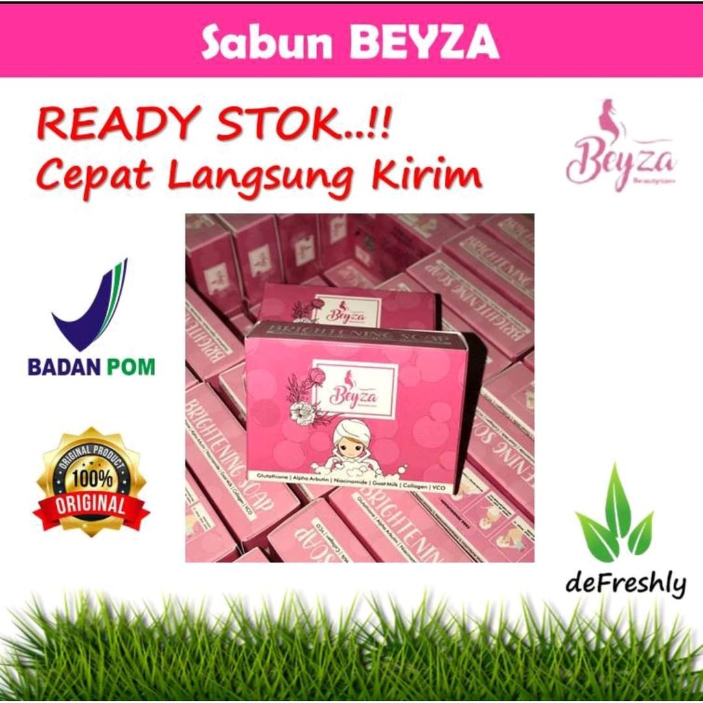 BEYZA WHITENING SOAP SABUN PEMUTIH BADAN BPOM