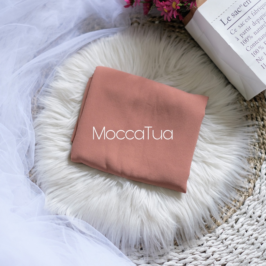PASHMINA CERUTY BABYDOLL PREMIUM IMPORT-Mocca