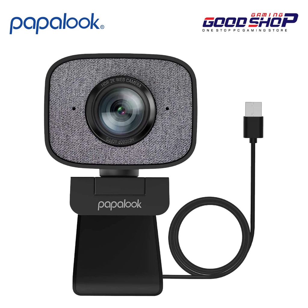 PAPALOOK Webcam 2K 30FPS 1080P 60FPS Streamcam PC Kamera Web - PA930