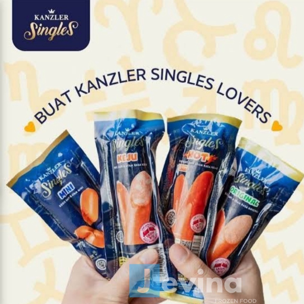 Jual Sosis Kanzler Singles Original Keju Mini Hot Bakso