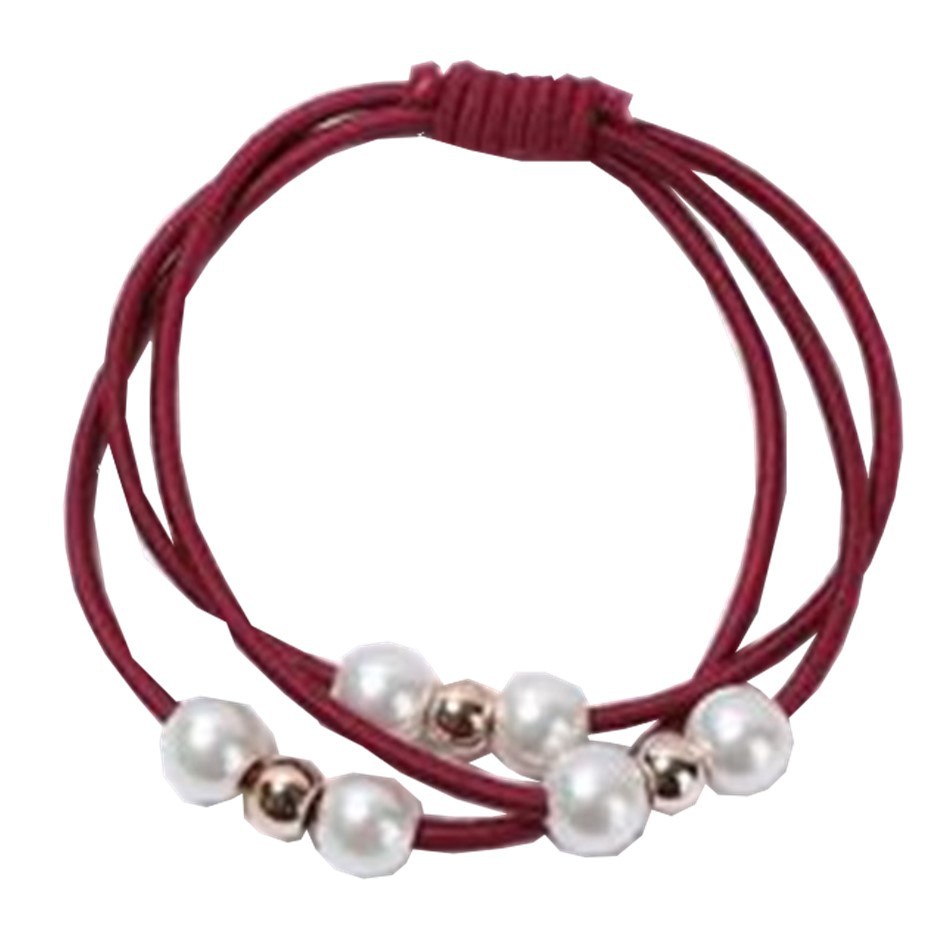 BOS IKAT RAMBUT KOREA IMPORT 1966 IKAT RAMBUT KOREA 5248 IKAT RAMBUT 1PCS IKAT RAMBUT LUCU-MAROON