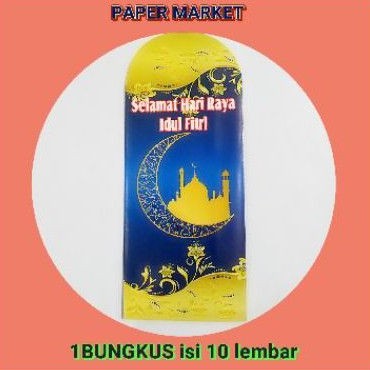 Amplop Idul Fitri 2021(JUMBO)Amplop Lebaran Panjang, Angpao Lebaran,
