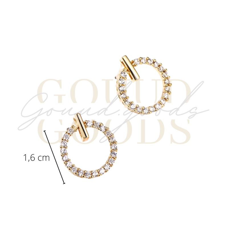 Carinna Earrings / Aksesoris Anting Wanita Anting Korea Murah / Fashion Earrings / Anting Rantai / Chain Earrings / Anting Bunga / Anting Mutiara