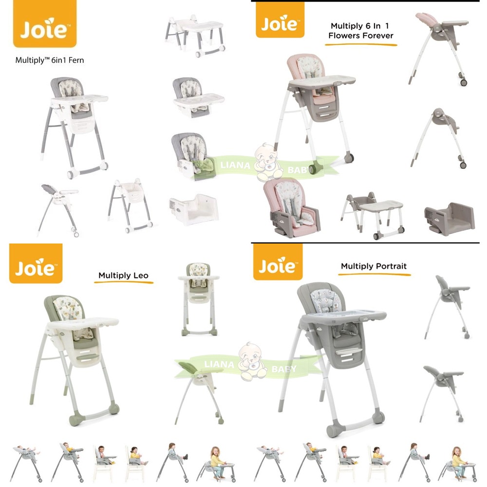 BCR06 JOIE HIGH CHAIR MULTIPLY 6 in 1 KURSI MAKAN ANAK