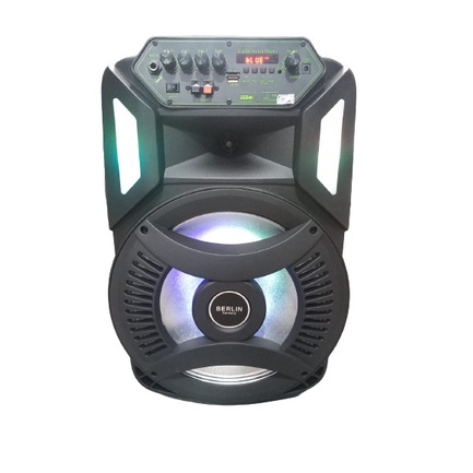 SPEAKER AKTIF 12 INCH BERLIN SM 238 - 12 USB BLUETOOTH TROLLEY SPEAKER