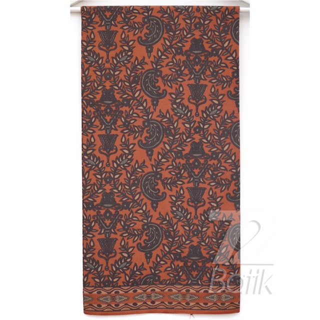 BAHAN BATIK PREMIUM Katun Warna Orange Oren Oranye 722466 Cap 72 Jarik Jarit Samping Kebat Panjang Batik Katun Modern Premium Bahan Seragam Batik Pernikahan Kantor Keluarga Murah Kamen Jadi Batik Bali Lembaran